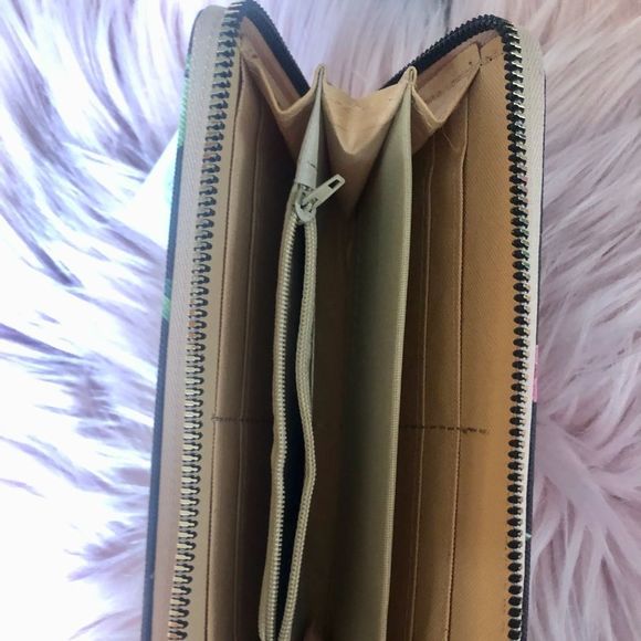 Stylish Paris Vibe Faux Leather Zip Around Wallet with Many Pockets/Card Slots - Picture 10 of 10